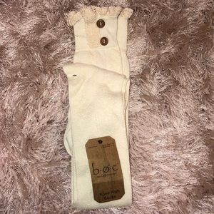 Knee high boot socks size 9-11